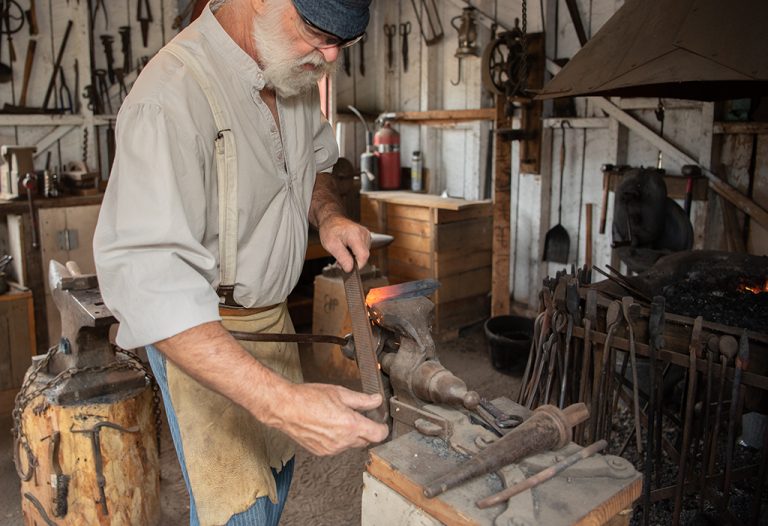 Blacksmithing at the Park