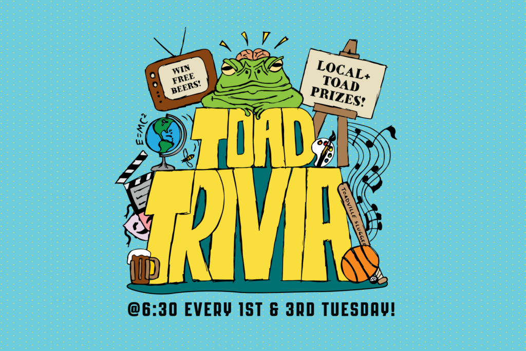 TOAD TRIVIA TUESDAY!