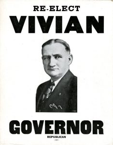John C. Vivian for Governor Poster