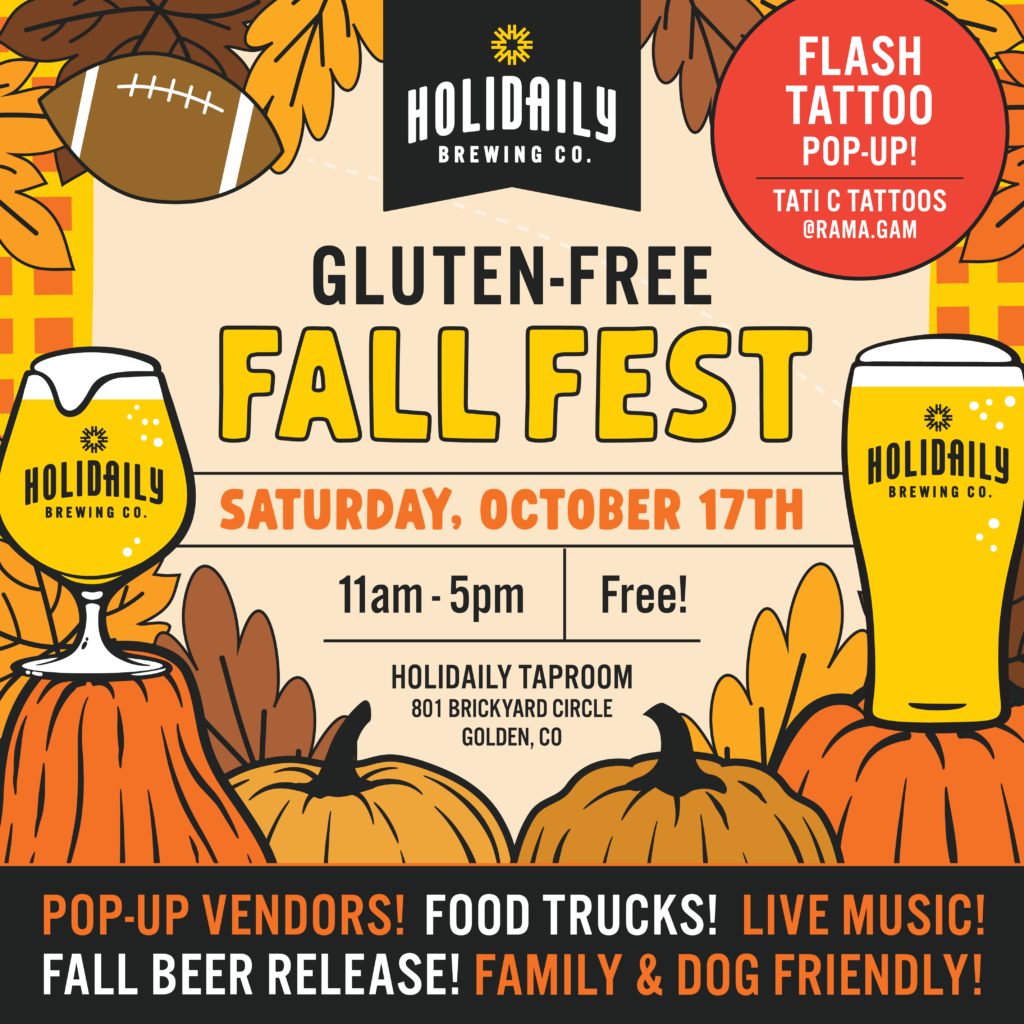 Gluten-Free Fall Fest at Holidaily Brewing!
