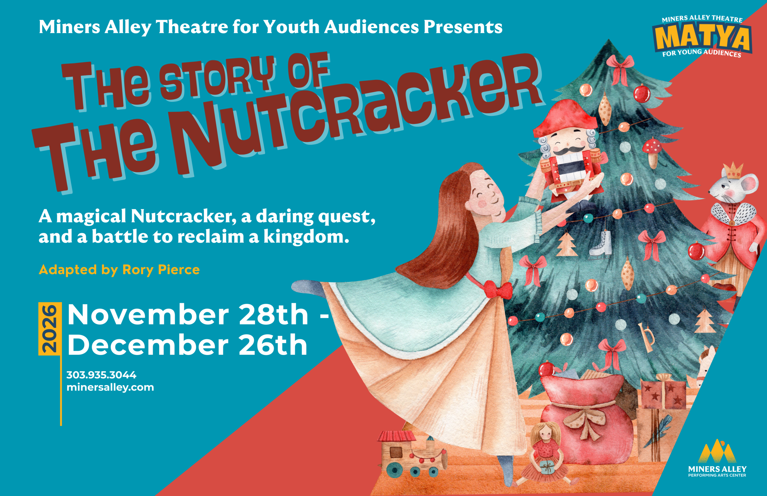 The Story of the Nutcracker (2026) at Miners Alley Performing Arts Center Flyer