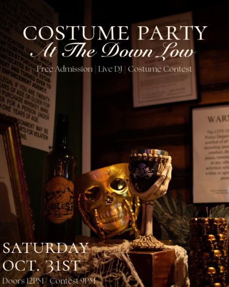 Halloween Party at the Down Low 2026 IG Flyer
