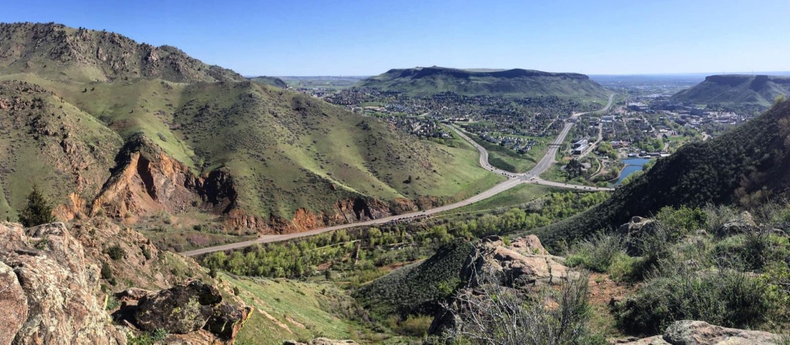 View of Golden from Lookout Mountain