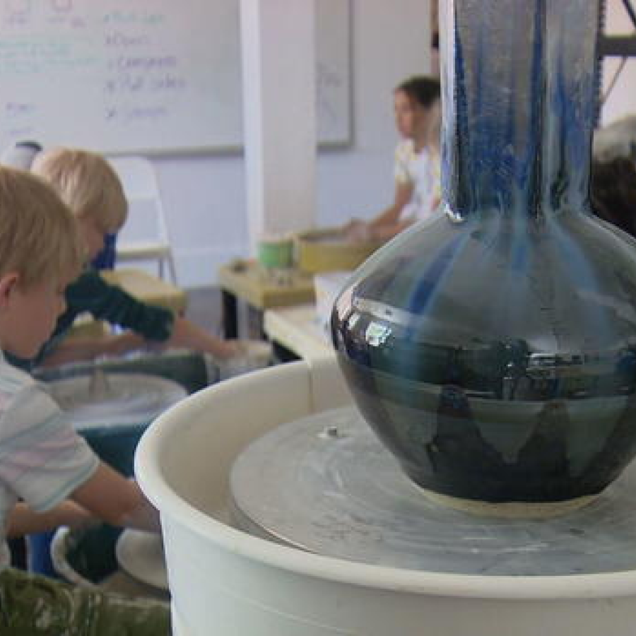 Foothills arts center pottery class