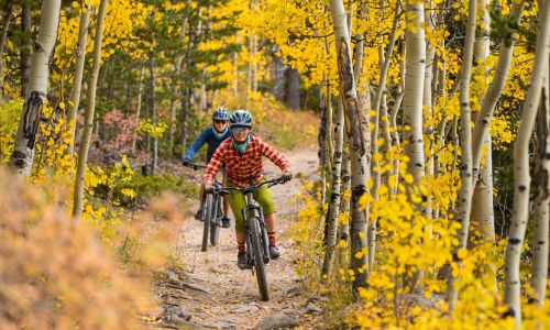 Golden Gate Canyon State Park Mountain Biking in Fall