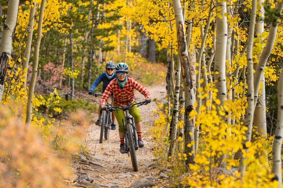 Golden Gate Canyon State Park Mountain Biking in Fall