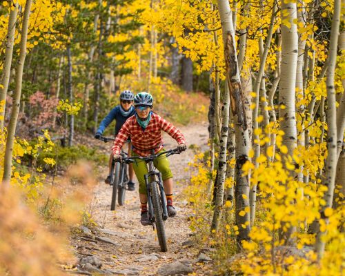 Golden Gate Canyon State Park Mountain Biking in Fall