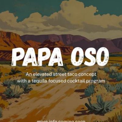Papa Oso coming soon evening concept at Humble House