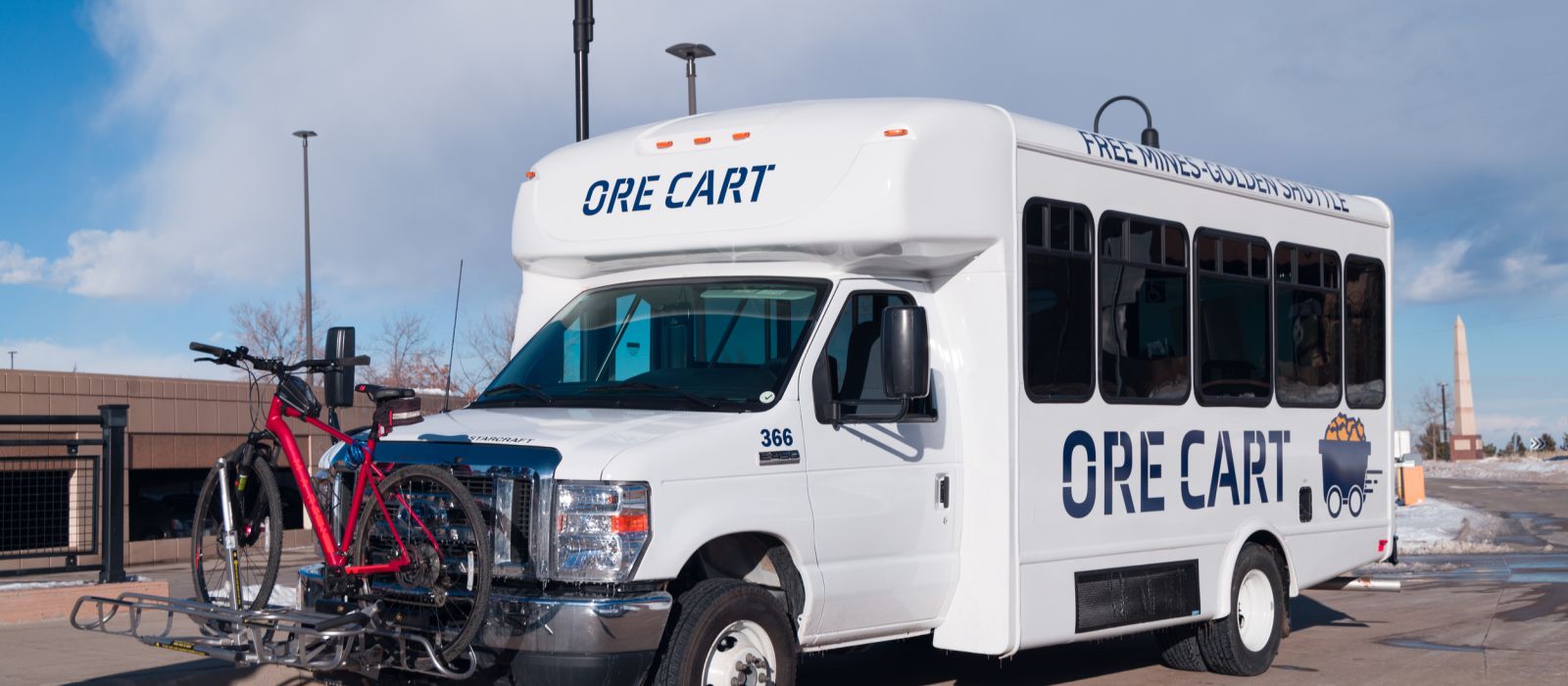 The Golden Ore Cart shuttle from the Colorado School of Mines
