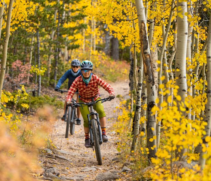 Golden Gate Canyon State Park Mountain Biking in Fall