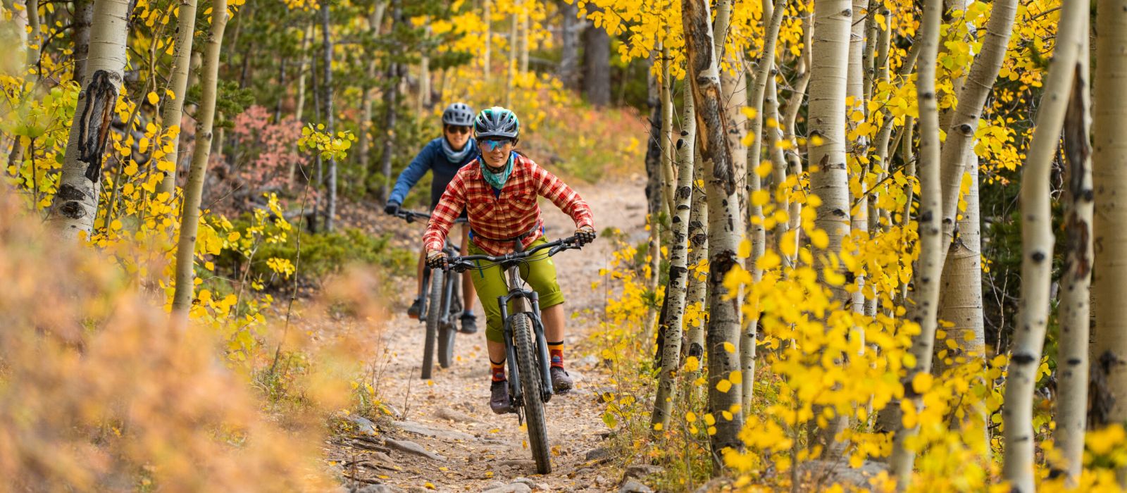 Golden Gate Canyon State Park Mountain Biking in Fall