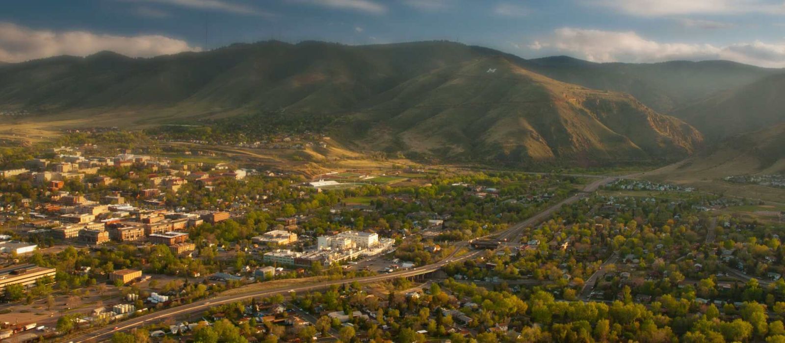 Golden Aerial view
